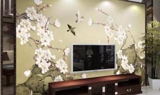 影视墙壁纸效果图